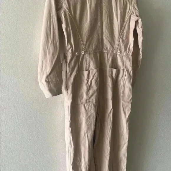 Madewell Garment-Dyed Zip-Front Coverall Jumpsuit Pink Size S NWOT - Picture 6 of 15